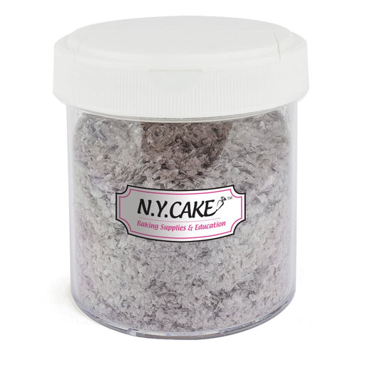 Silver Edible Glitter 4 Ounces - NY Cake | Cake Decorating & Baking Supplies