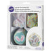 Wilton Easter Bunny Cupcake Decorating Kit with 24 bunny themed baking cups colorful sprinkles and decorative cupcake picks for Easter celebrations