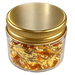 100g bottle of edible gold flakes for decorating cakes, chocolates, pastries and desserts.