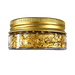 Decorate cakes, chocolates and pastries with 100g edible gold flakes in a compact bottle, perfect for elegant dessert and confectionery accents.