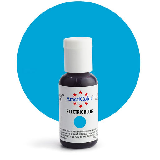 AmeriColor Electric Blue Airbrush Food Color 0.65 oz bottle