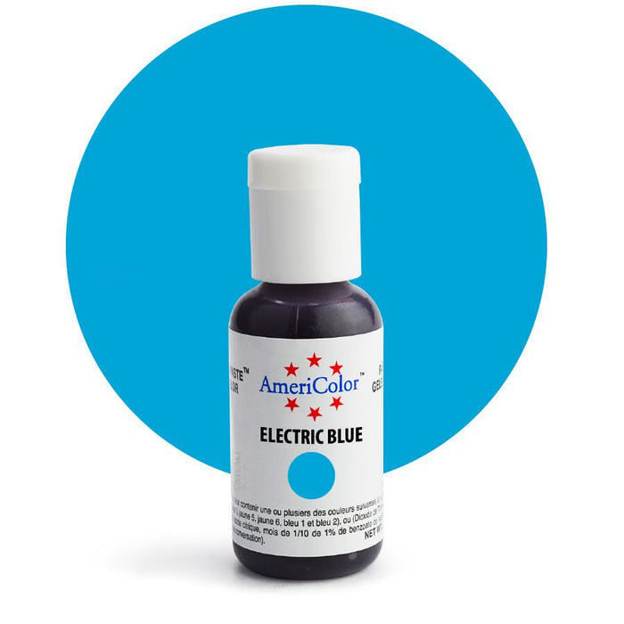 AmeriColor Electric Blue Airbrush Food Color 0.65 oz bottle