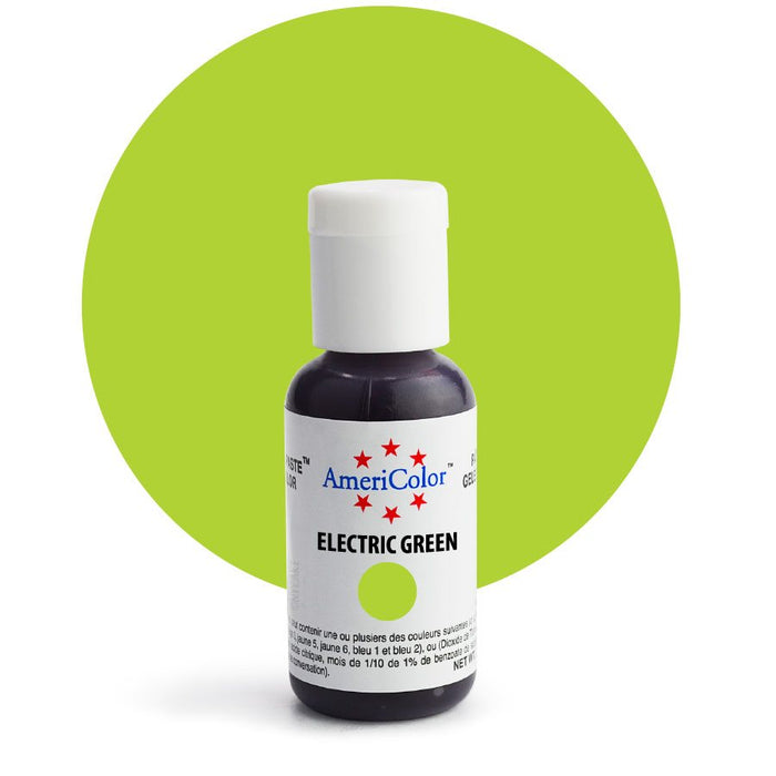 AmeriColor Electric Green Airbrush Food Color 0.65 oz bottle