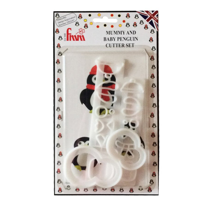 Mommy & Penguin Cutter Set By FMM - NY Cake | Cake Decorating & Baking Supplies