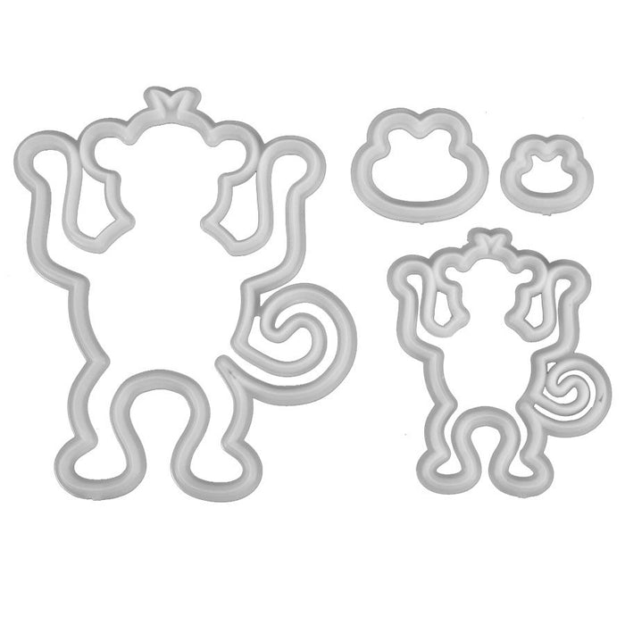 Mommy & Baby Monkey Cutter Set By FMM - NY Cake | Cake Decorating & Baking Supplies