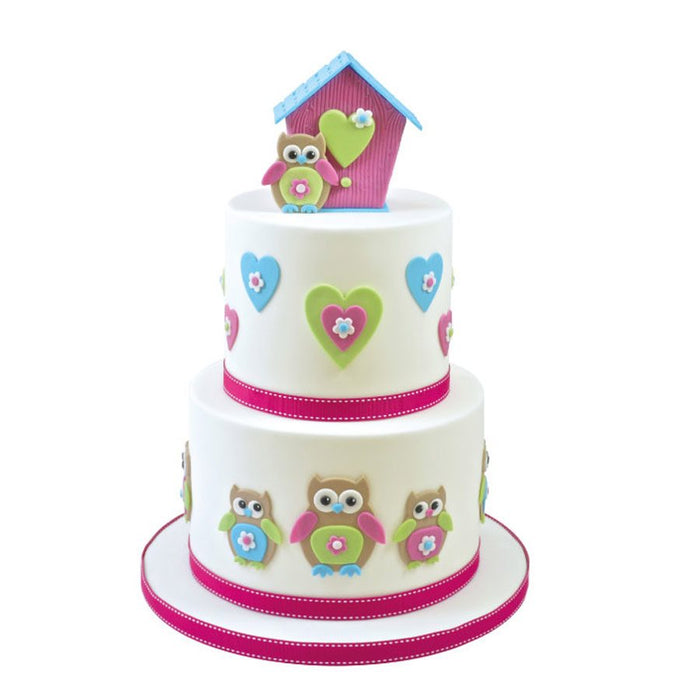 Mommy & Baby Owl Cutter Set By FMM - NY Cake | Cake Decorating & Baking Supplies