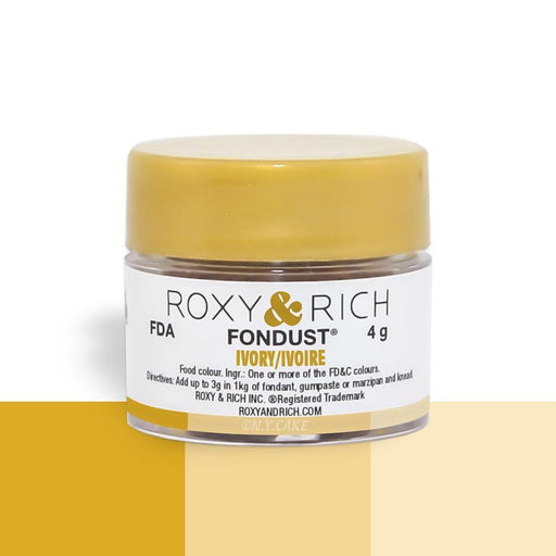 Ivory Fondust Food Coloring By Roxy Rich 4 gram - NY Cake | Cake Decorating & Baking Supplies