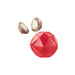 Wilton faceted gemstone chocolate candy mold showing red and gold jewel-shaped finished chocolates