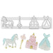 Fairytale Tappit Cutter Set by FMM for fondant, gum paste, princess cakes, cupcakes and cookie decorating