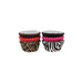 Fashion and animal print mini baking cups assorted decorative cupcake liners 150 count for mini cupcakes candy chocolates and party treats.