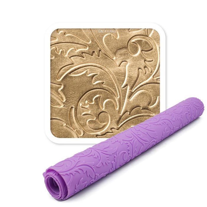 Filigree Damask Silicone Impression Mat for Fondant Cake Decorating Texture Design