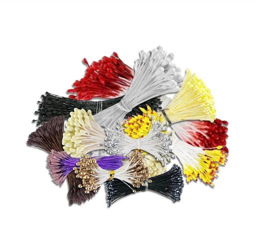 Assorted flower stamens for sugar flowers, gum paste flowers, fondant flowers, and professional cake decorating by NY Cake®