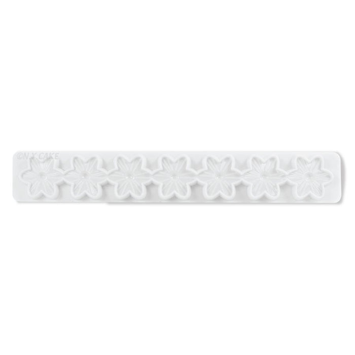 floral fondant border embosser cake decorating tool flower pattern cutter