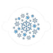 NY Cake Fluffy Snowflakes 8 1/2 inch stencil for cake and cookie decorating