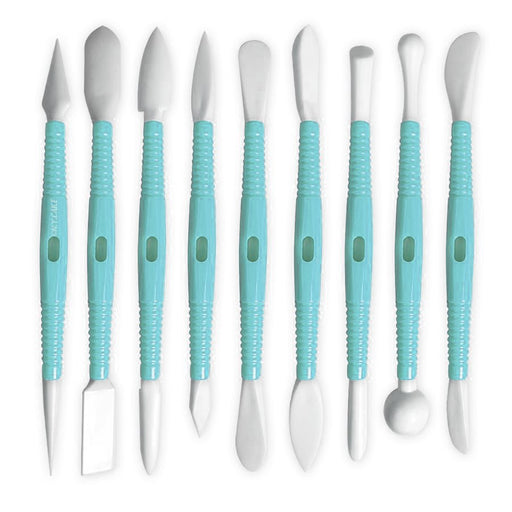 9-piece fondant and gum paste modeling tool set for cake decorating