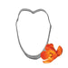 French Tulip Cutter 3 1/4 x 2 1/8 inch by James Rosselle for gum paste and fondant