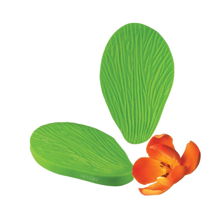 French Tulip Petal Veiner set of 2 by James Rosselle for gum paste and fondant sugar flower decorating