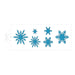 NY Cake Frosty Snowflakes 10 x 4 inch stencil for Christmas cake decorating