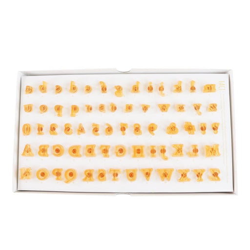 PME Fun Fonts Cupcakes & Cookies Collection #2 with 66 letter, number and symbol stamps for fondant and cookie decorating