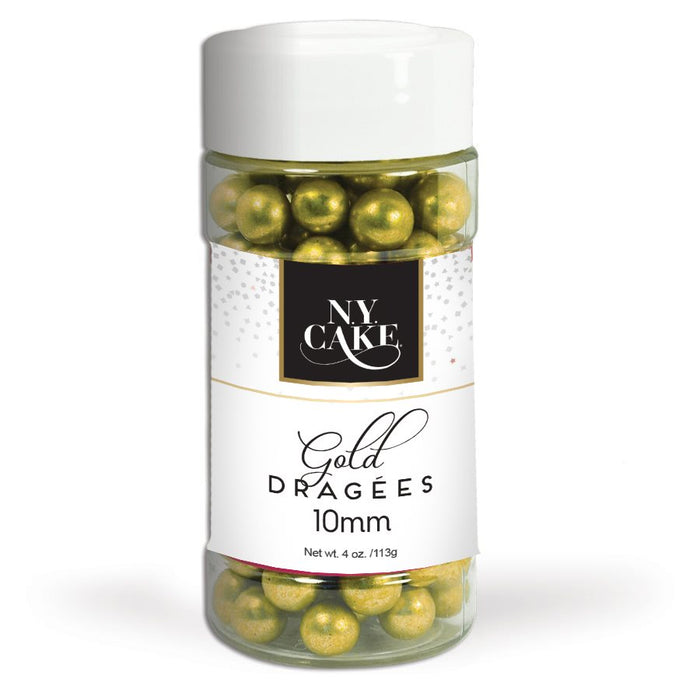 Gold Dragees (UOM Example) - NY Cake | Cake Decorating & Baking Supplies