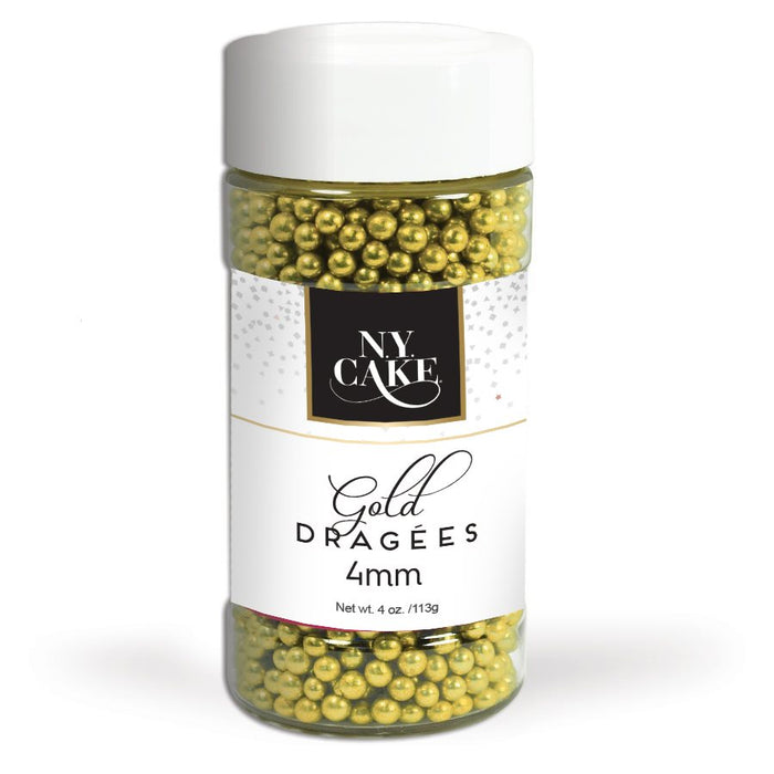 Gold Dragees (UOM Example) - NY Cake | Cake Decorating & Baking Supplies