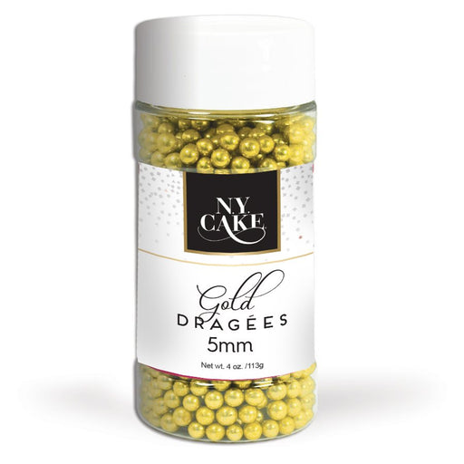 Gold Dragees (UOM Example) - NY Cake | Cake Decorating & Baking Supplies