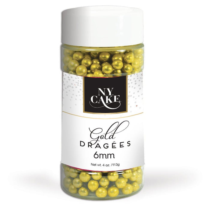 Gold Dragees (UOM Example) - NY Cake | Cake Decorating & Baking Supplies