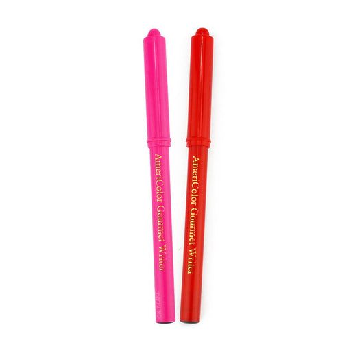 Red & Pink Valentine Gourmet Writer Edible Food Pens- set of 2 By Americolor - NY Cake | Cake Decorating & Baking Supplies