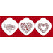 Be My Valentine Heart Cookie Stencil By Designer Stencils - NY Cake | Cake Decorating & Baking Supplies