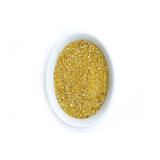 Gold Glittery Sugar 3 Ounces - NY Cake | Cake Decorating & Baking Supplies