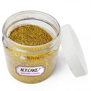 gold disco dust cake decorating glitter non toxic 2 oz