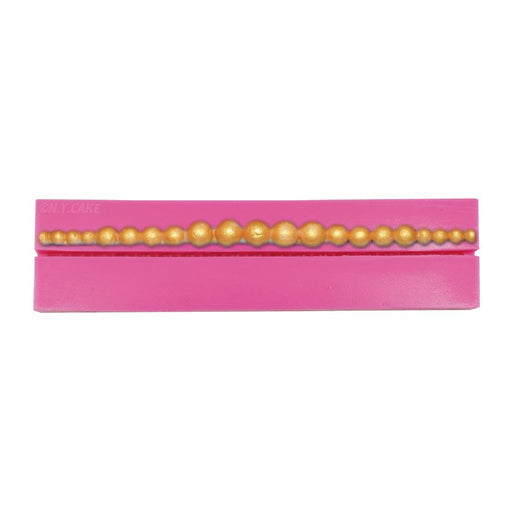 graduated pearl border silicone mold for fondant cake decorating