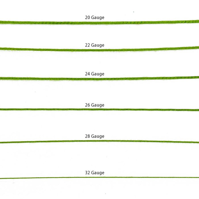 Green Florist Wire 26 Gauge - NY Cake | Cake Decorating & Baking Supplies