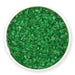 Green coarse sugar crystals for cookies