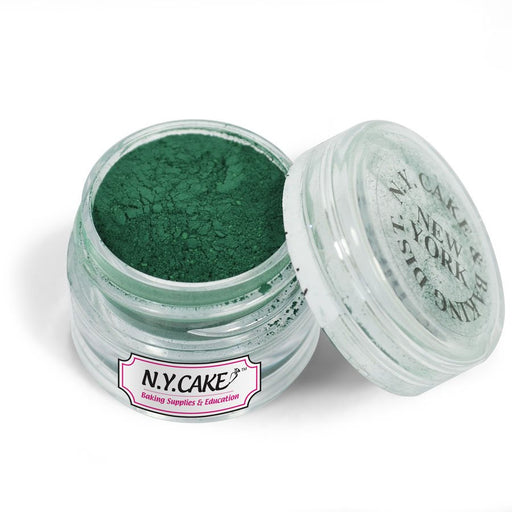 Green Petal Dust 4 g container for decorating gum paste flowers, fondant leaves and cake decorations