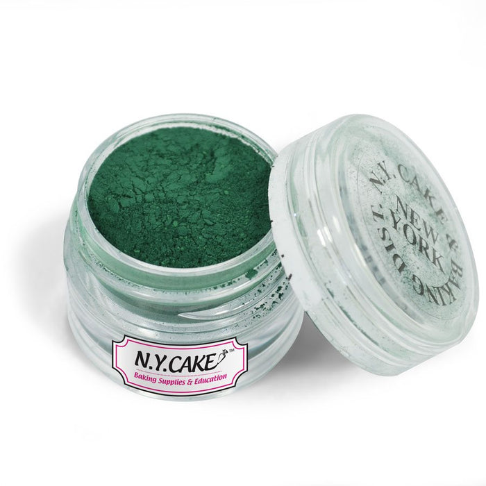 Green Petal Dust 4 g container for decorating gum paste flowers, fondant leaves and cake decorations