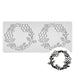 large floral lace tuile silicone mold cake decoration ring design