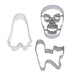 Skull Cookie Cutter with Cut Outs 3 1/4 Inch - NY Cake | Cake Decorating & Baking Supplies