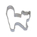 Halloween cat cookie cutter 3 1/4 inch for cookies and fondant