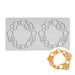 floral lace tuile silicone mold heirloom cake decoration ring design
