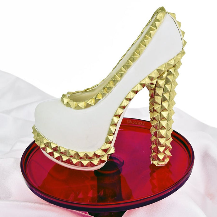 3D Platform Stiletto High Heel Shoe Polycarbonate Chocolate Mold - NY Cake | Cake Decorating & Baking Supplies