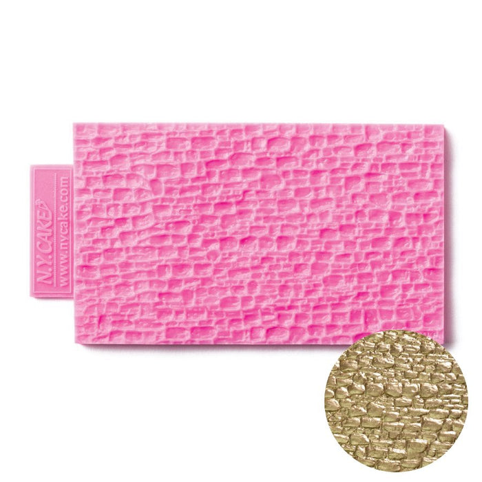 Cobblestone Fondant Mini Impression Mat - NY Cake | Cake Decorating & Baking Supplies