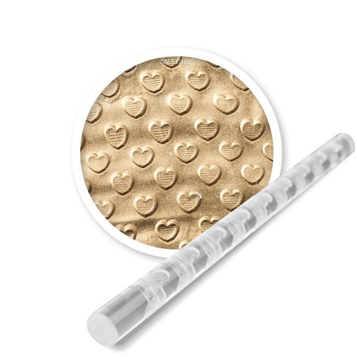 Impression rolling pin for fondant and cookie dough embossing, cake decorating tool