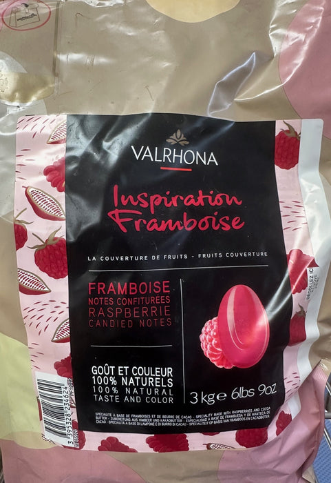Inspiration Framboise  Raspberry Cocoa Feves By Valrhona 8 oz
