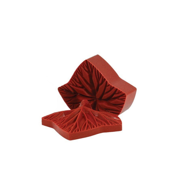 FDA silicone ivy leaf veiner mold for creating realistic fondant, gum paste, marzipan, and modeling chocolate leaves for cake decorating.