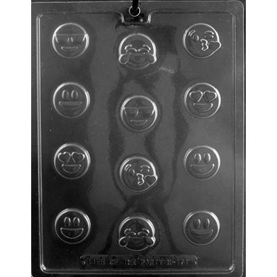 Emojis Bite Size Chocolate Candy Mold - NY Cake | Cake Decorating & Baking Supplies