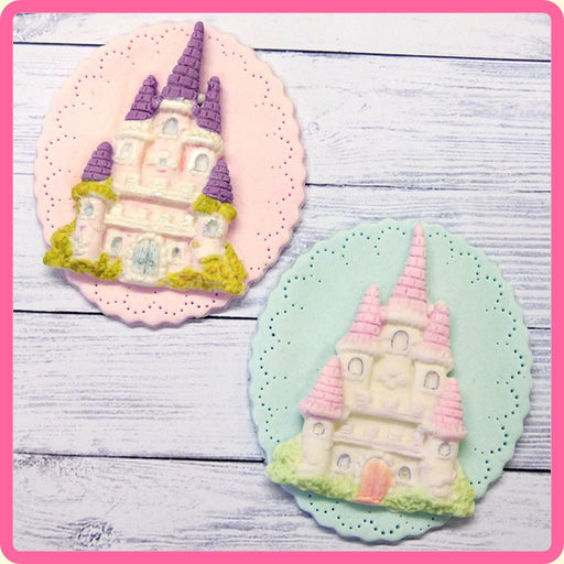 Castle Sugar Buttons Silicone Mold By Katy Sue - NY Cake | Cake Decorating & Baking Supplies