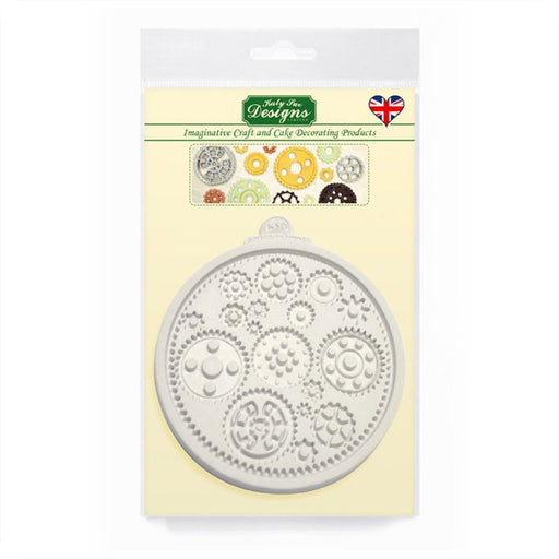 Cogs & Wheels Silicone Mold By Katy Sue - NY Cake | Cake Decorating & Baking Supplies