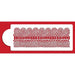 Kerry Vincent Scalloped Python cake stencil with textured scallop pattern