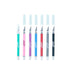 Fondant cutting knife tool with silicone grip for precision cake decorating